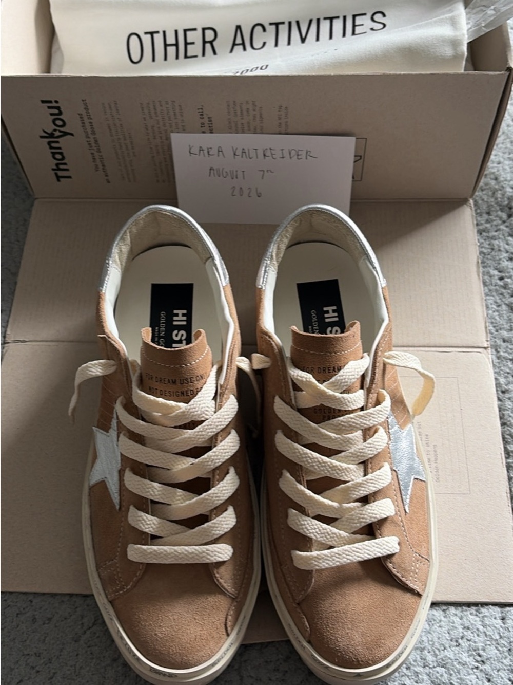 BNIB Golden Goose Hi Stars Size 39 - Picture 4 of 6